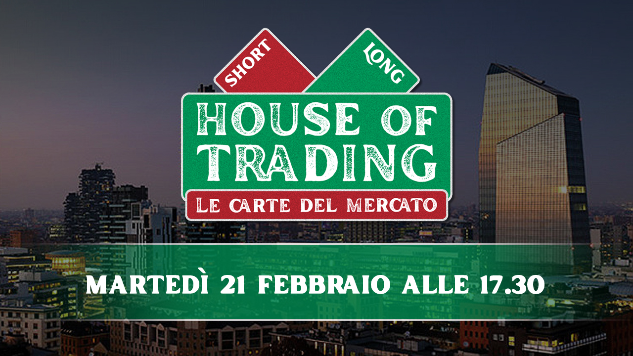 Il cartello della puntata del 21 febbraio 2023 di House of Trading